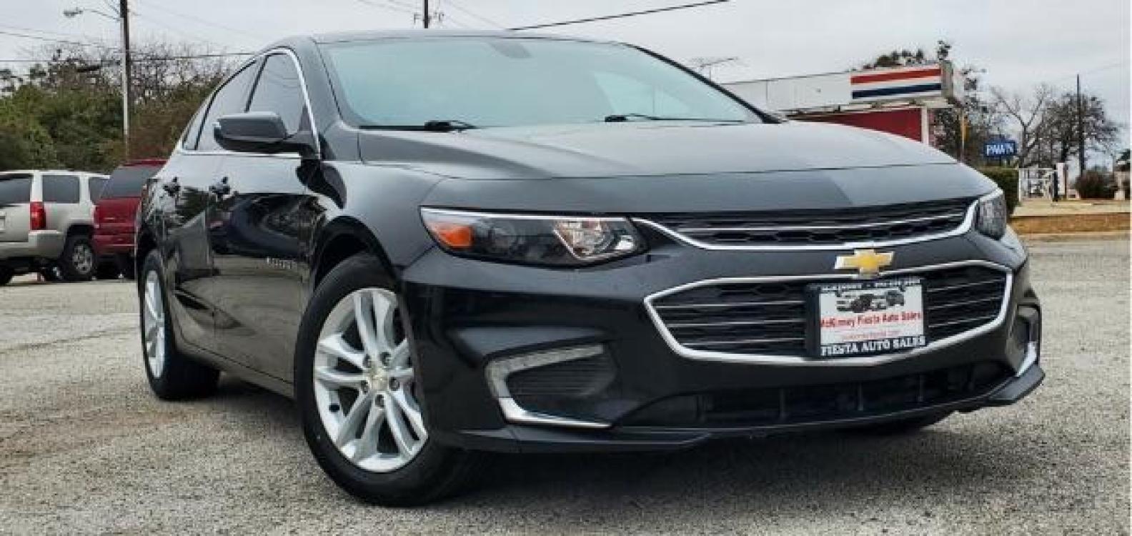 2018 Blue /Black Chevrolet Malibu LS (1G1ZB5ST6JF) with an 1.5L L4 DOHC 16V engine, 6-Speed Automatic transmission, located at 900 South McDonald Street, McKinney, TX, 75069, (972) 529-2992, 33.189335, -96.613403 - touch screen radio, blue tooth audio and phone, back up camera, and a/c and heater - Photo #0