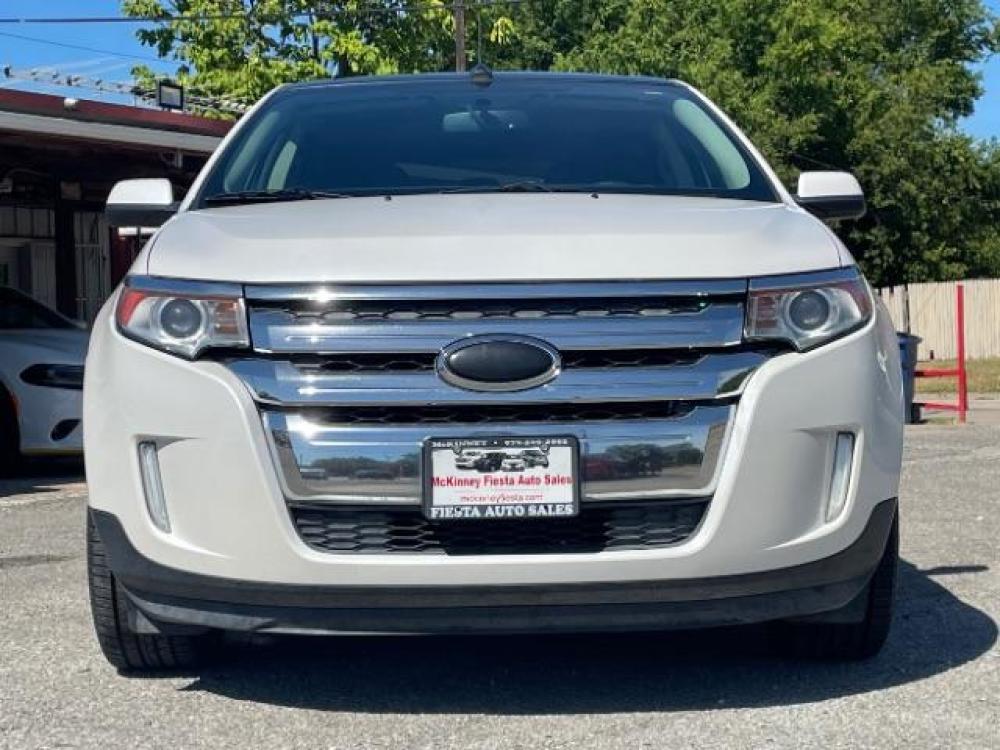 2013 White Platinum Trico /Charcoal Black Leath Ford Edge SEL FWD (2FMDK3JC5DB) with an 3.5L V6 DOHC 24V engine, 6-Speed Automatic transmission, located at 900 South McDonald Street, McKinney, TX, 75069, (972) 529-2992, 33.189335, -96.613403 - Photo #1