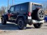 2008 Black with Black Har /Dark Slate Gray/Medi Jeep Wrangler Unlimited Sahara 4WD (1J8GA59118L) with an 3.8L V6 OHV 12V engine, located at 900 South McDonald Street, McKinney, TX, 75069, (972) 529-2992, 33.189335, -96.613403 - Photo #4