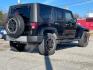 2008 Black with Black Har /Dark Slate Gray/Medi Jeep Wrangler Unlimited Sahara 4WD (1J8GA59118L) with an 3.8L V6 OHV 12V engine, located at 900 South McDonald Street, McKinney, TX, 75069, (972) 529-2992, 33.189335, -96.613403 - Photo #5