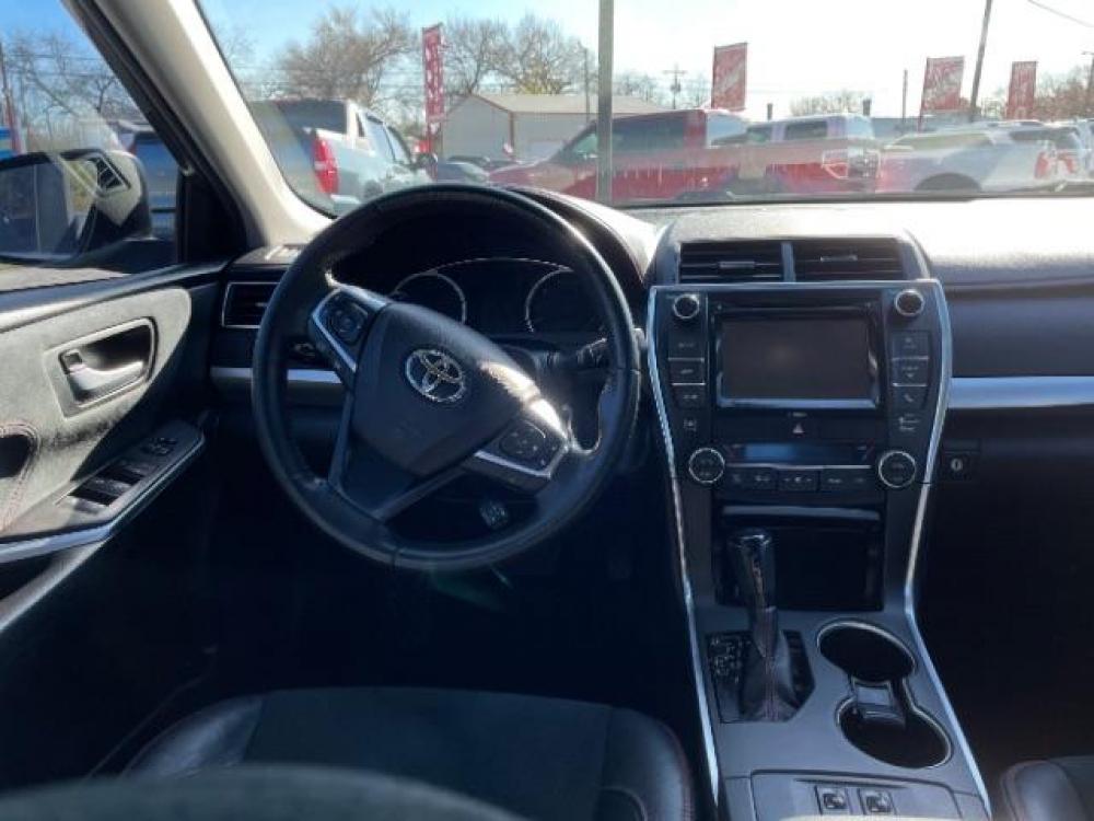 2017 Cosmic Gray Mica /Black, leather/suede Toyota Camry XSE (4T1BF1FKXHU) with an 2.5L L4 DOHC 16V engine, 6-Speed Automatic transmission, located at 900 South McDonald Street, McKinney, TX, 75069, (972) 529-2992, 33.189335, -96.613403 - Photo #11