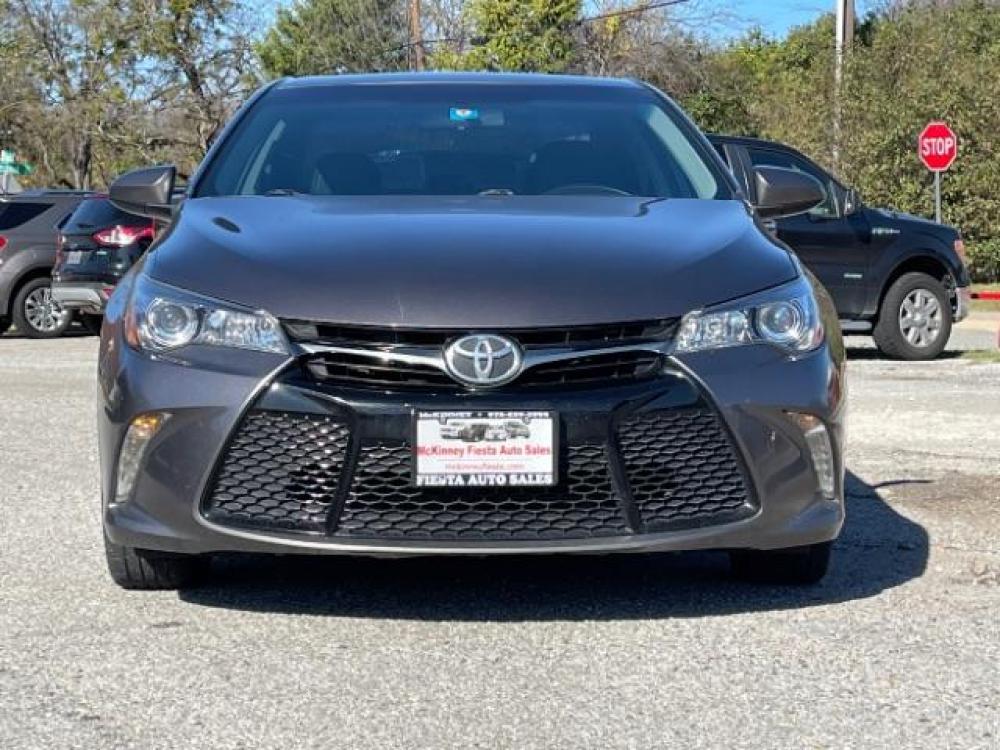 2017 Cosmic Gray Mica /Black, leather/suede Toyota Camry XSE (4T1BF1FKXHU) with an 2.5L L4 DOHC 16V engine, 6-Speed Automatic transmission, located at 900 South McDonald Street, McKinney, TX, 75069, (972) 529-2992, 33.189335, -96.613403 - Photo #5