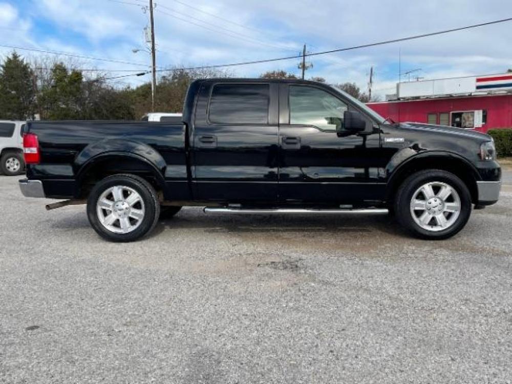 2007 Black /Tan Leather Interior Ford F-150 Lariat SuperCrew Sho (1FTPW12V57F) with an 5.4L V8 SOHC 24V FFV engine, 4-Speed Automatic transmission, located at 900 South McDonald Street, McKinney, TX, 75069, (972) 529-2992, 33.189335, -96.613403 - Photo #7
