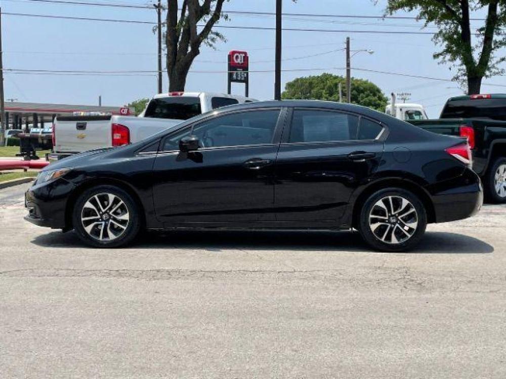 2015 Crystal Black Pearl /Gray, cloth Honda Civic EX Sedan CVT (19XFB2F83FE) with an 1.8L L4 SOHC 16V engine, Continuously Variable Transmission transmission, located at 900 South McDonald Street, McKinney, TX, 75069, (972) 529-2992, 33.189335, -96.613403 - Back up camera, CD player - Photo #3