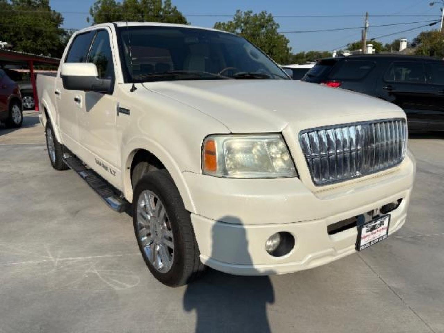 2008 White Chocolate Cera /Dove Grey Leather In Lincoln Mark LT 2WD (5LTPW16578F) with an 5.4L V8 SOHC 24V engine, 4-Speed Automatic transmission, located at 900 South McDonald Street, McKinney, TX, 75069, (972) 529-2992, 33.189335, -96.613403 - Photo#0