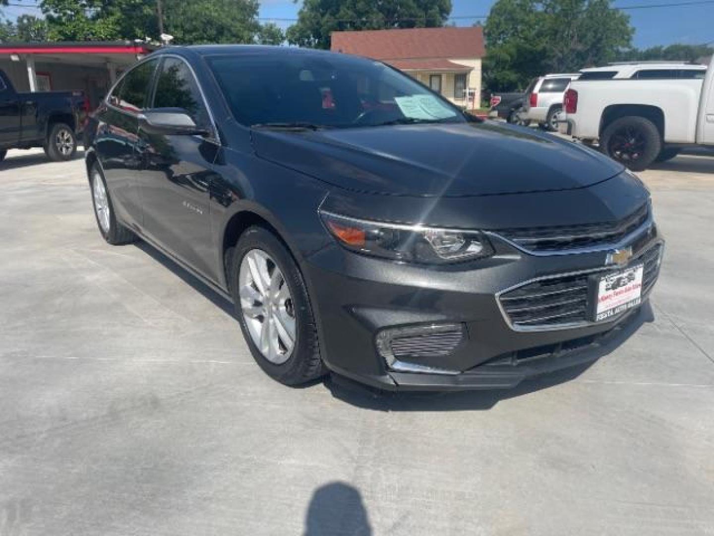 2018 Nightfall Gray Metal /Jet Black, leather Chevrolet Malibu LT (1G1ZD5ST6JF) with an 1.5L L4 DOHC 16V engine, 6-Speed Automatic transmission, located at 900 South McDonald Street, McKinney, TX, 75069, (972) 529-2992, 33.189335, -96.613403 - Photo#0