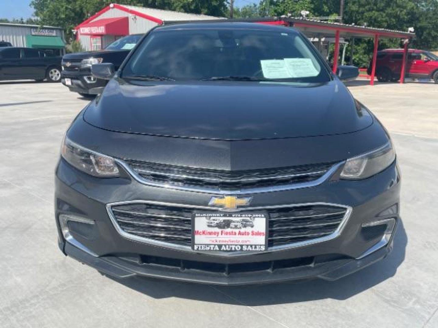 2018 Nightfall Gray Metal /Jet Black, leather Chevrolet Malibu LT (1G1ZD5ST6JF) with an 1.5L L4 DOHC 16V engine, 6-Speed Automatic transmission, located at 900 South McDonald Street, McKinney, TX, 75069, (972) 529-2992, 33.189335, -96.613403 - Photo#1