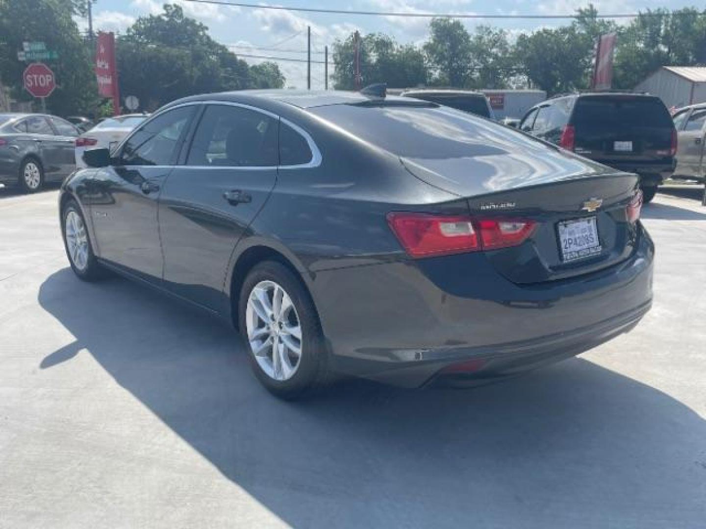 2018 Nightfall Gray Metal /Jet Black, leather Chevrolet Malibu LT (1G1ZD5ST6JF) with an 1.5L L4 DOHC 16V engine, 6-Speed Automatic transmission, located at 900 South McDonald Street, McKinney, TX, 75069, (972) 529-2992, 33.189335, -96.613403 - Photo#2