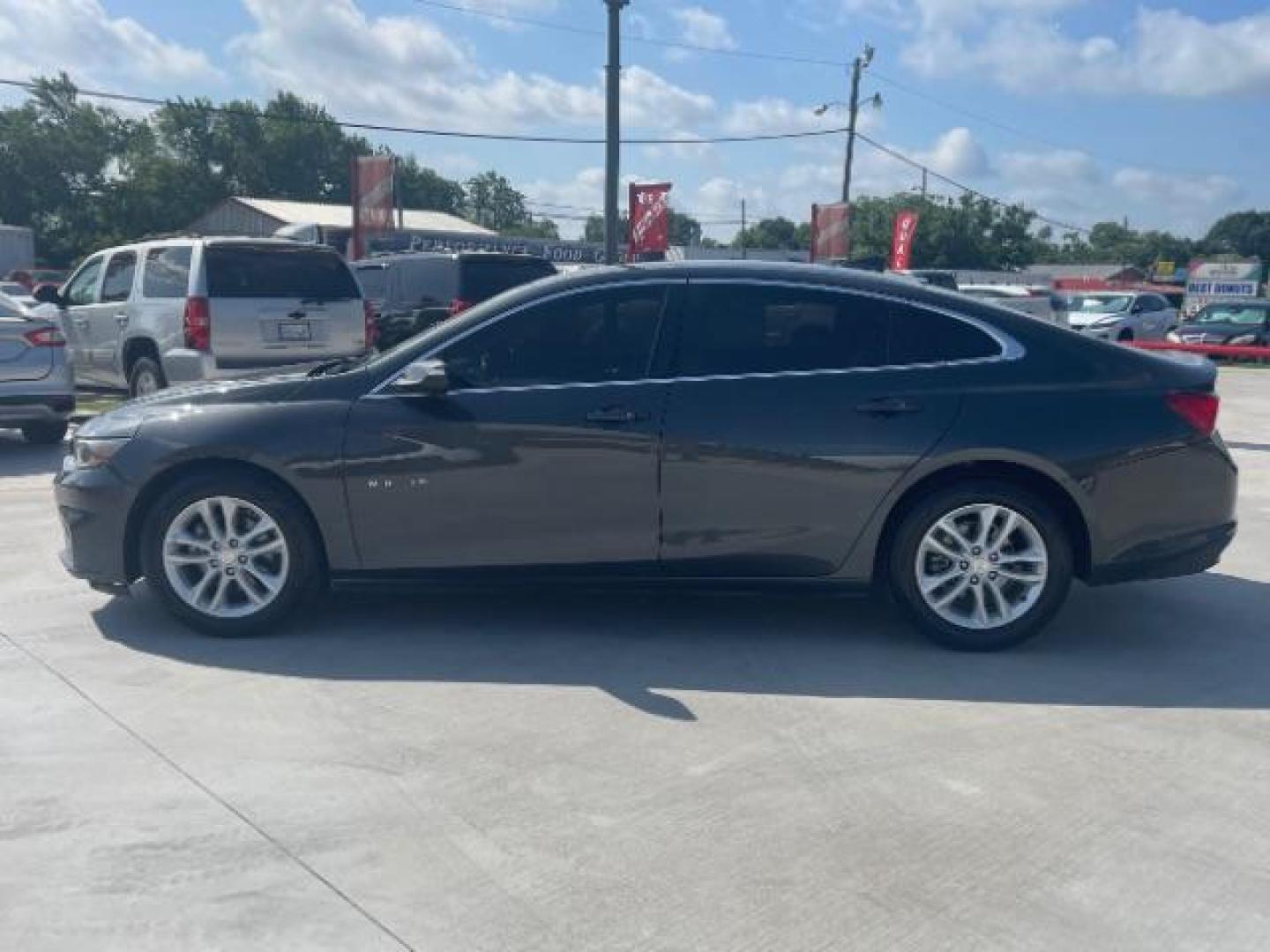 2018 Nightfall Gray Metal /Jet Black, leather Chevrolet Malibu LT (1G1ZD5ST6JF) with an 1.5L L4 DOHC 16V engine, 6-Speed Automatic transmission, located at 900 South McDonald Street, McKinney, TX, 75069, (972) 529-2992, 33.189335, -96.613403 - Photo#3