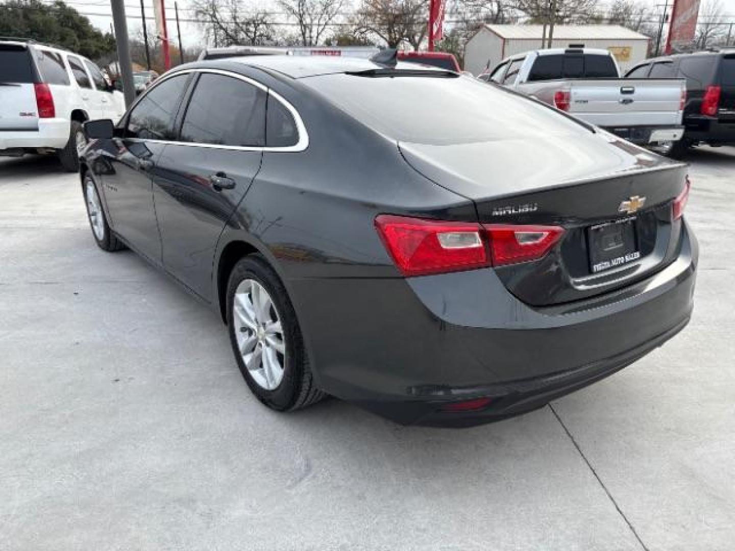 2018 Nightfall Gray Metal /Jet Black, leather Chevrolet Malibu LT (1G1ZD5ST6JF) with an 1.5L L4 DOHC 16V engine, 6-Speed Automatic transmission, located at 900 South McDonald Street, McKinney, TX, 75069, (972) 529-2992, 33.189335, -96.613403 - Photo#2
