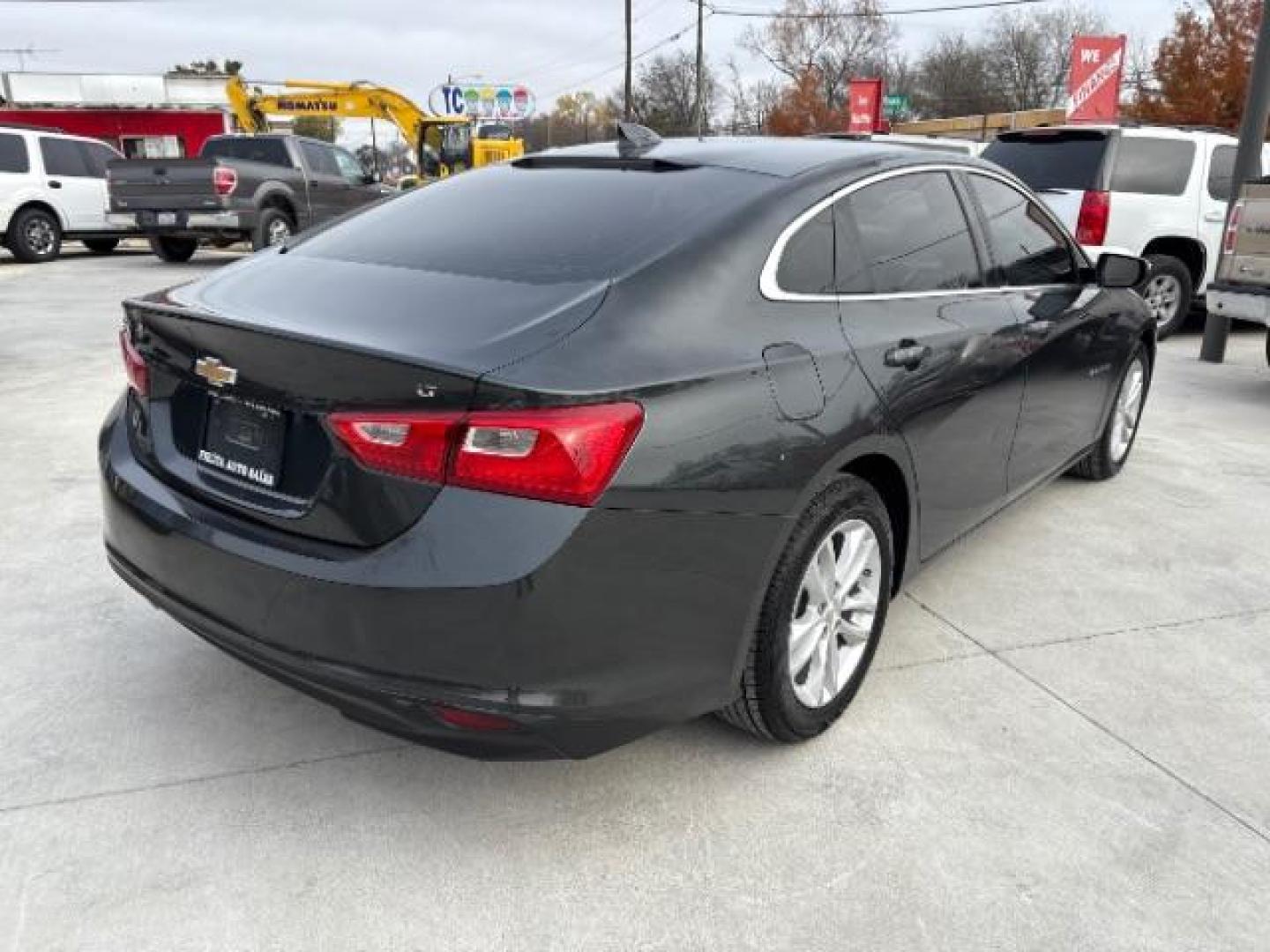 2018 Nightfall Gray Metal /Jet Black, leather Chevrolet Malibu LT (1G1ZD5ST6JF) with an 1.5L L4 DOHC 16V engine, 6-Speed Automatic transmission, located at 900 South McDonald Street, McKinney, TX, 75069, (972) 529-2992, 33.189335, -96.613403 - Photo#8