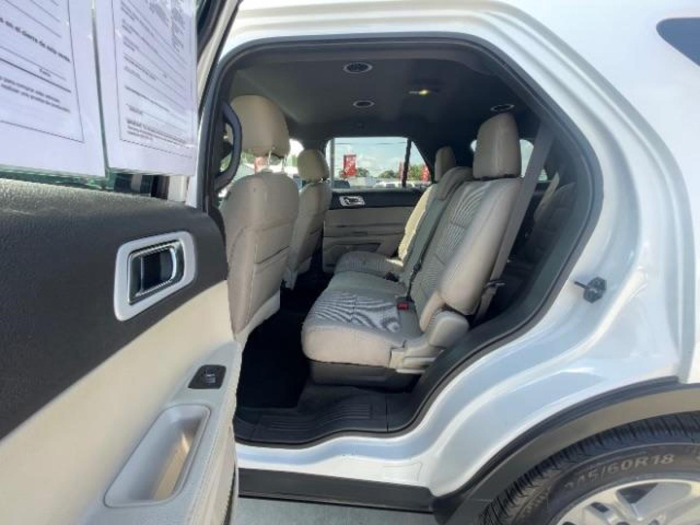 2014 Oxford White /Medium Light Stone Ford Explorer XLT FWD (1FM5K7D84EG) with an 3.5L V6 DOHC 24V engine, 6-Speed Automatic transmission, located at 900 South McDonald Street, McKinney, TX, 75069, (972) 529-2992, 33.189335, -96.613403 - Photo#9