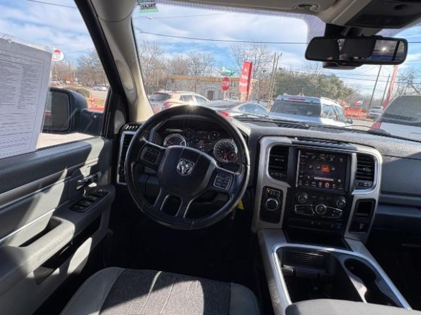 2015 Blue /Gray RAM 1500 SLT Crew Cab SWB 2WD (1C6RR6LT0FS) with an 5.7L V8 OHV 16V engine, 8-Speed Automatic transmission, located at 900 South McDonald Street, McKinney, TX, 75069, (972) 529-2992, 33.189335, -96.613403 - Photo#11