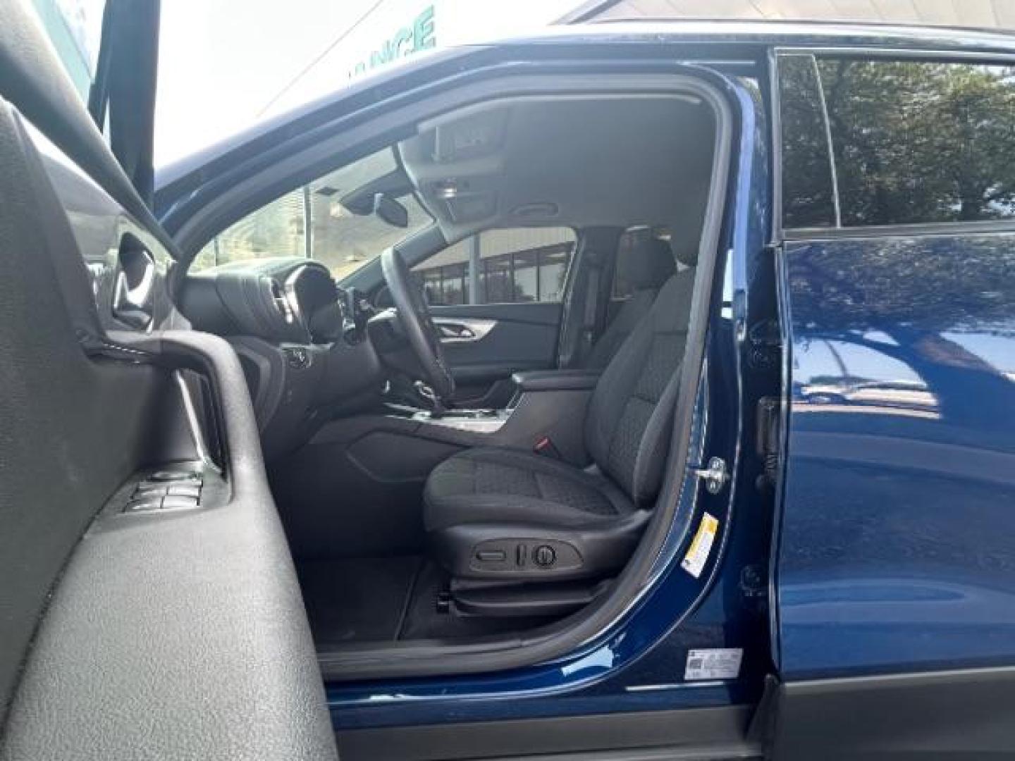 2022 Blue Glow Metallic /Jet Black Chevrolet Blazer FWD 2LT (3GNKBCR47NS) with an 2L I-4 gasoline direct injection engine, located at 900 South McDonald Street, McKinney, TX, 75069, (972) 529-2992, 33.189335, -96.613403 - Photo#13