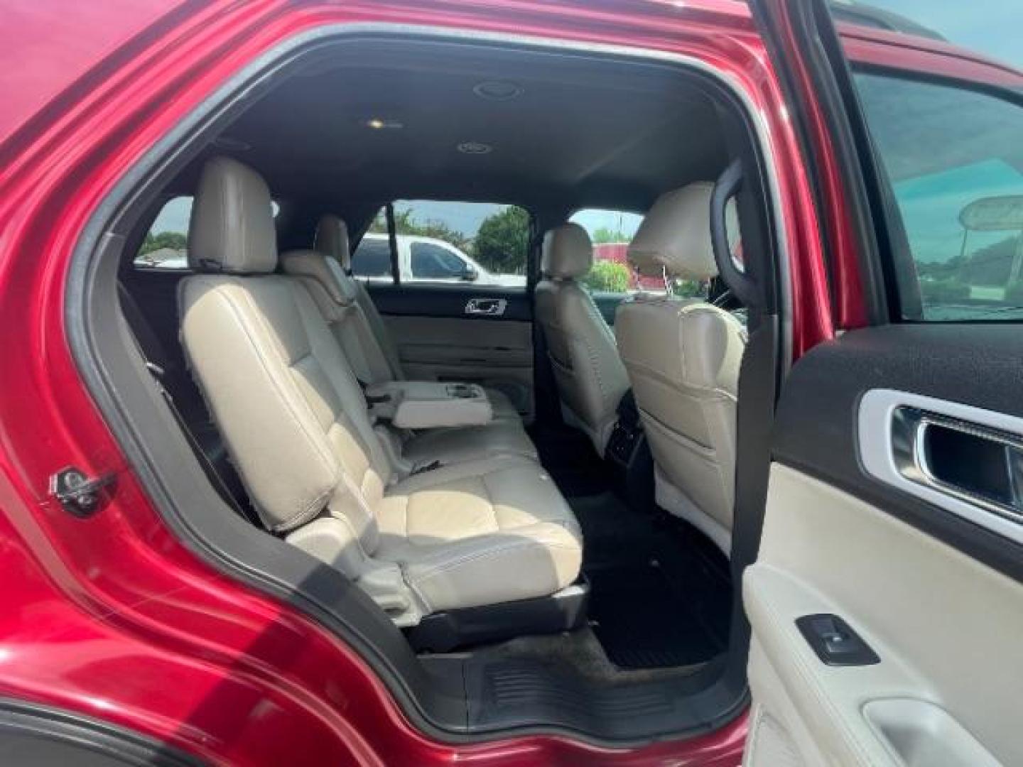 2015 Ruby Red Metallic Ti /Medium Light Stone, Ford Explorer Limited 4WD (1FM5K8F85FG) with an 3.5L V6 DOHC 24V engine, 6-Speed Automatic transmission, located at 900 South McDonald Street, McKinney, TX, 75069, (972) 529-2992, 33.189335, -96.613403 - Photo#9