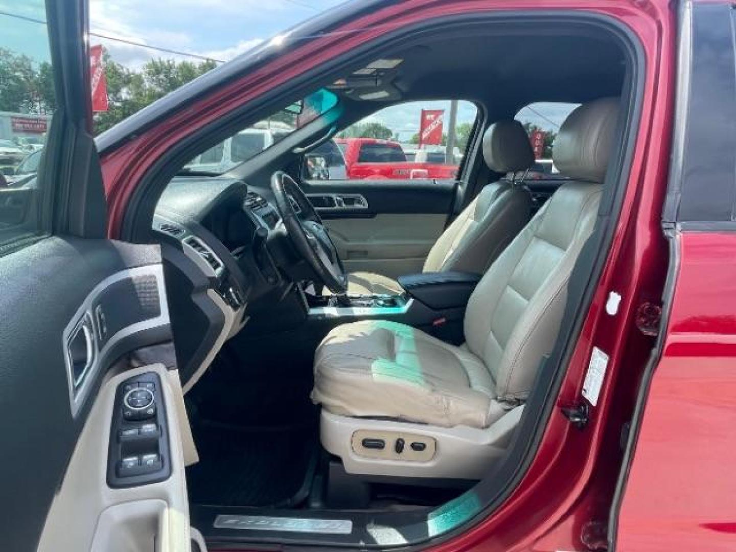 2015 Ruby Red Metallic Ti /Medium Light Stone, Ford Explorer Limited 4WD (1FM5K8F85FG) with an 3.5L V6 DOHC 24V engine, 6-Speed Automatic transmission, located at 900 South McDonald Street, McKinney, TX, 75069, (972) 529-2992, 33.189335, -96.613403 - Photo#11