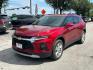 2022 Cherry Red Tintcoat /Dark Galvanized/Light Galvanized Chevrolet Blazer FWD 2LT (3GNKBCR49NS) with an 2L I-4 gasoline direct injection engine, Automatic transmission, located at 900 South McDonald Street, McKinney, TX, 75069, (972) 529-2992, 33.189335, -96.613403 - Photo#2