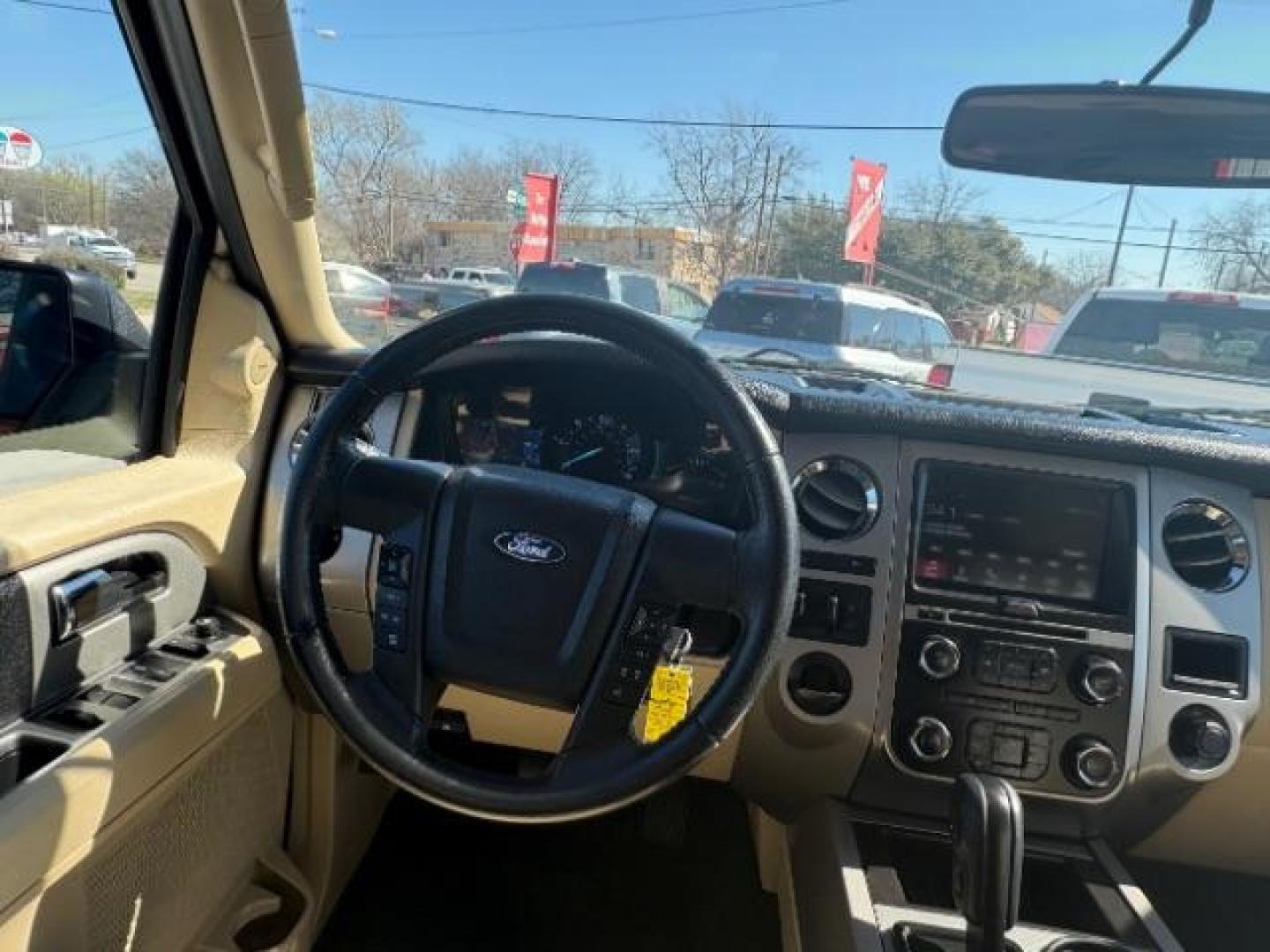 2017 White Platinum Metal /Dune Ford Expedition XLT (1FMJU1HT3HE) with an EcoBoost 3.5L V-6 ga engine, Automatic transmission, located at 900 South McDonald Street, McKinney, TX, 75069, (972) 529-2992, 33.189335, -96.613403 - Photo#14