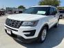 2017 Oxford White /Medium Light Camel, Ford Explorer Base FWD (1FM5K7B80HG) with an 3.5L V6 DOHC 24V engine, 6-Speed Automatic transmission, located at 900 South McDonald Street, McKinney, TX, 75069, (972) 529-2992, 33.189335, -96.613403 - Photo#4