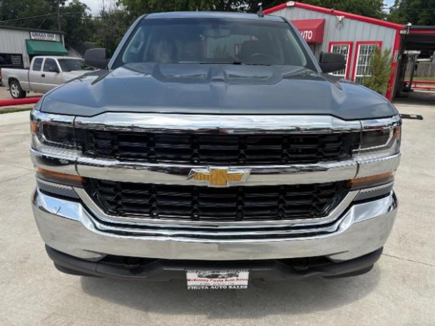 2016 Slate Gray Metallic /Dark Ash/Jet Black Chevrolet Silverado 1500 LS (3GCUKNEC9GG) with an EcoTec3 4.3L V-6 gas engine, Automatic transmission, located at 900 South McDonald Street, McKinney, TX, 75069, (972) 529-2992, 33.189335, -96.613403 - Photo#1