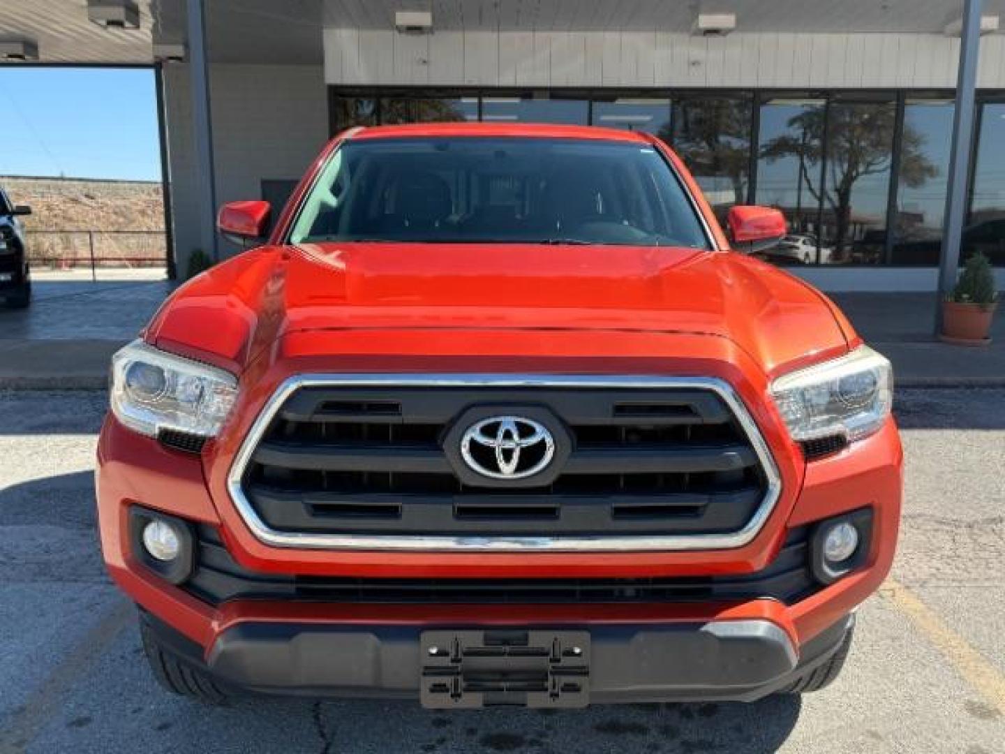 2016 Inferno /Cement Gray Toyota Tacoma SR5 V6 | TRD Sport | TRD Off Road (5TFAZ5CN9GX) with an 3.5L V-6 port/direct injection engine, Automatic transmission, located at 900 South McDonald Street, McKinney, TX, 75069, (972) 529-2992, 33.189335, -96.613403 - Photo#1