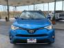 2017 Electric Storm Blue /Ash Toyota RAV4 XLE (JTMWFREV6HJ) with an 2.5L I-4 DOHC engine, Automatic transmission, located at 900 South McDonald Street, McKinney, TX, 75069, (972) 529-2992, 33.189335, -96.613403 - Photo#1