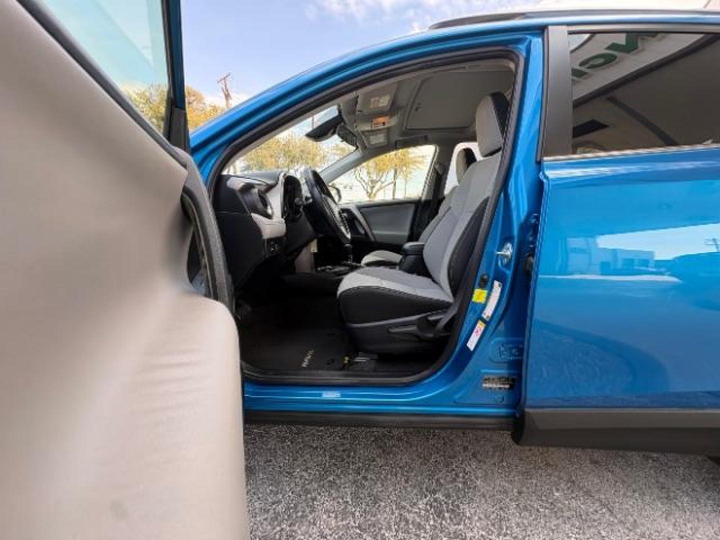 2017 Electric Storm Blue /Ash Toyota RAV4 XLE (JTMWFREV6HJ) with an 2.5L I-4 DOHC engine, Automatic transmission, located at 900 South McDonald Street, McKinney, TX, 75069, (972) 529-2992, 33.189335, -96.613403 - Photo#14