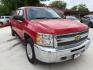 2013 Victory Red /Ebony Cloth Interior Chevrolet Silverado 1500 LT Ext. Cab 4WD (1GCRKSE78DZ) with an 5.3L V8 OHV 16V FFV engine, 6-Speed Automatic transmission, located at 900 South McDonald Street, McKinney, TX, 75069, (972) 529-2992, 33.189335, -96.613403 - Photo#0