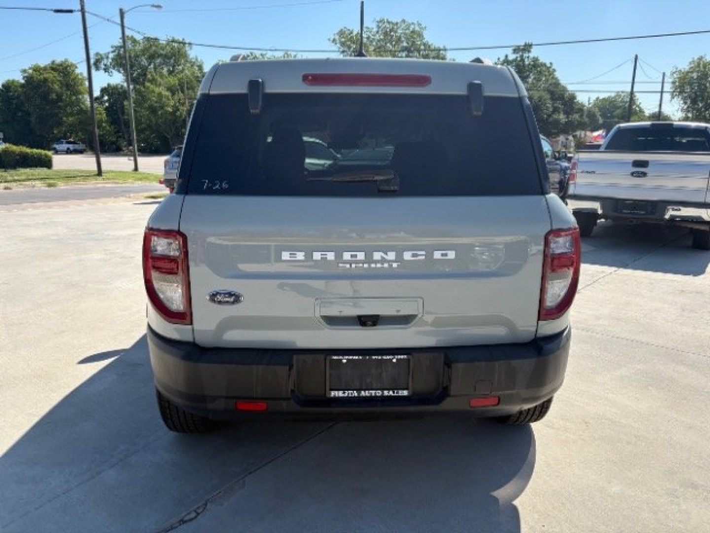 2021 Gray /Gray cloth Ford Bronco Sport Big Bend (3FMCR9B60MR) with an 1.5L L3 engine, 8-Speed Automatic transmission, located at 900 South McDonald Street, McKinney, TX, 75069, (972) 529-2992, 33.189335, -96.613403- Photo#7