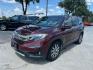 2019 Burgundy /Beige Honda Pilot EX-L (5FNYF5H57KB) with an 3.5L V-6 direct injection engine, Automatic transmission, located at 900 South McDonald Street, McKinney, TX, 75069, (972) 529-2992, 33.189335, -96.613403- Photo#2